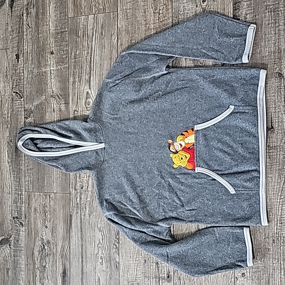Vintage Winnie The Pooh Hooded Pullover Sweater